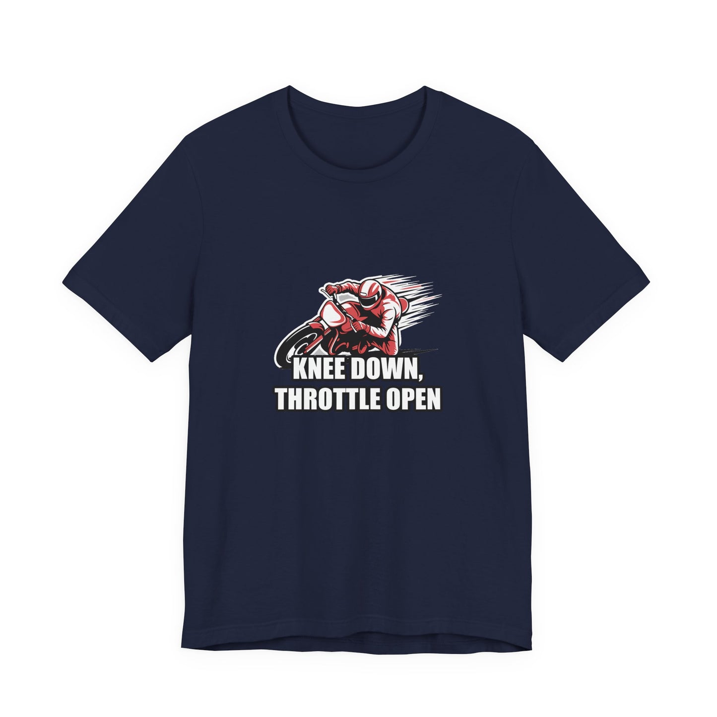 Knee-Down Racer Vector Graphic Tee — motogp