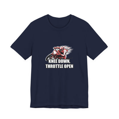 Knee-Down Racer Vector Graphic Tee — motogp