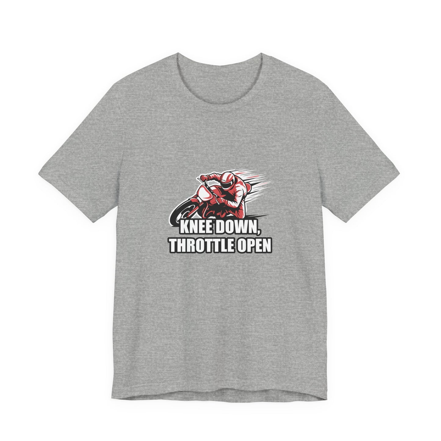 Knee-Down Racer Vector Graphic Tee — motogp