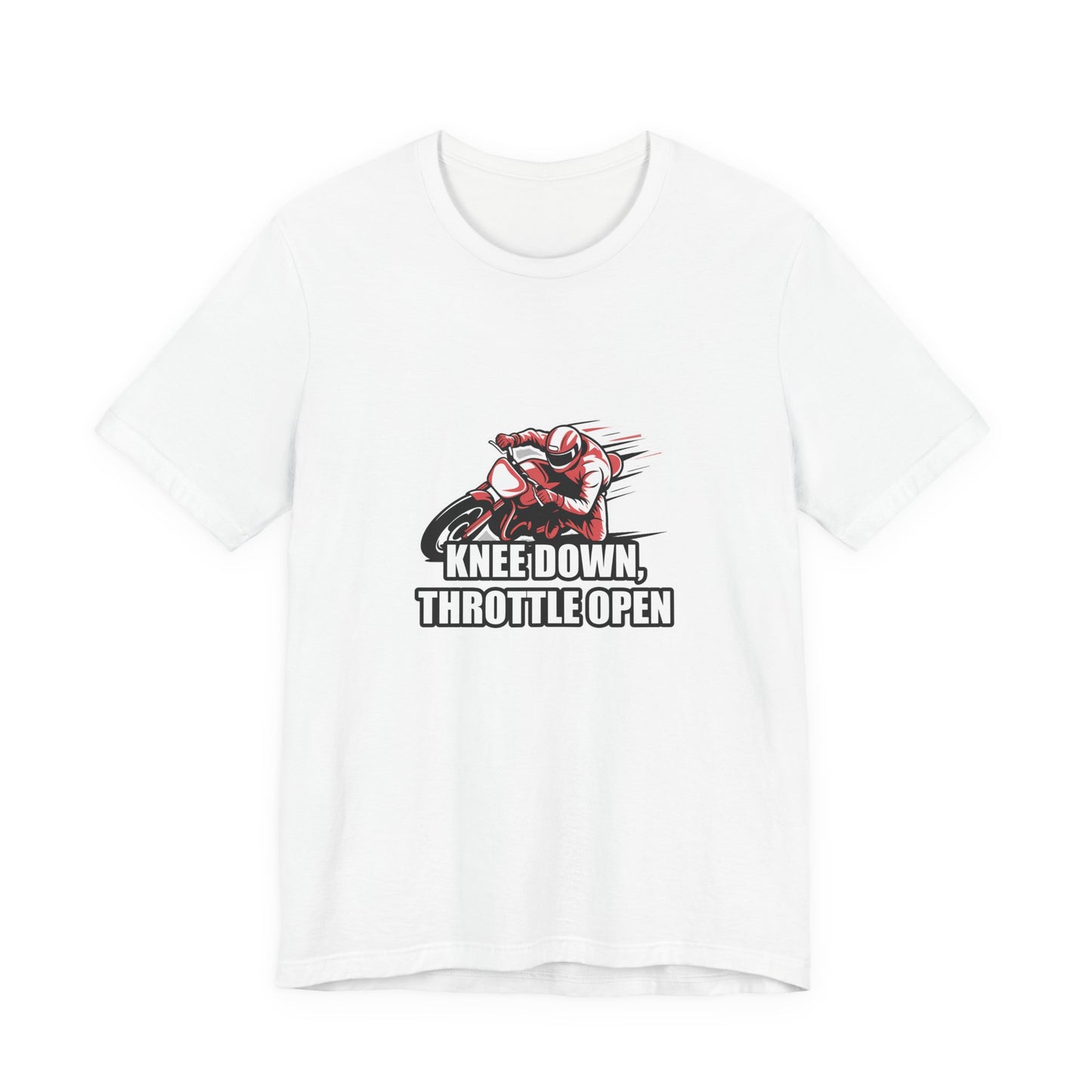 Knee-Down Racer Vector Graphic Tee — motogp