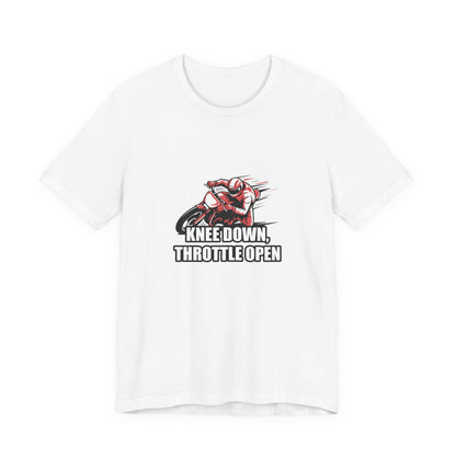 Knee-Down Racer Vector Graphic Tee — motogp