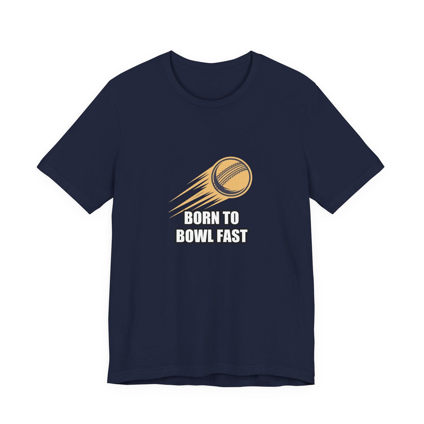 Fast Bowling Cricket Ball Sticker Tee | Bold Vector Design — gurnoor brar