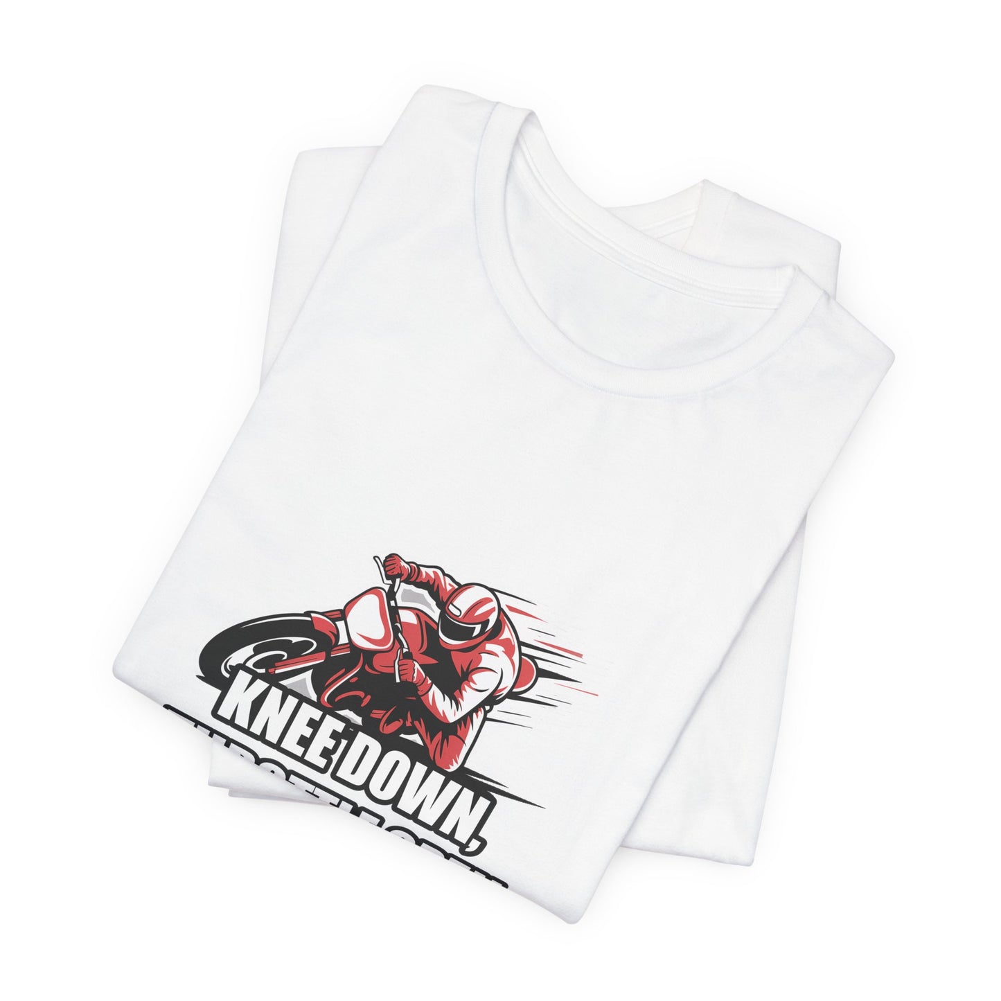 Knee-Down Racer Vector Graphic Tee — motogp