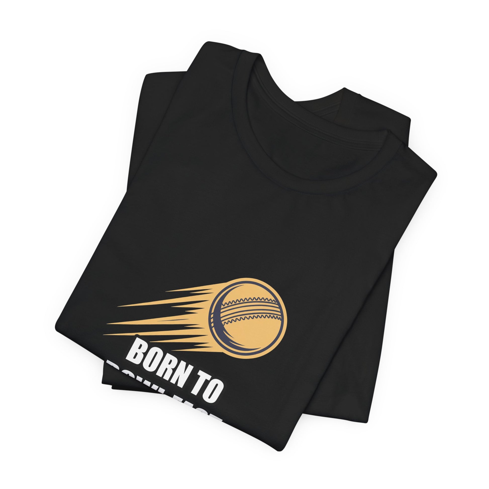 Fast Bowling Cricket Ball Sticker Tee | Bold Vector Design — gurnoor brar