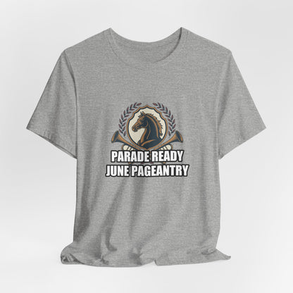 Royal Heraldic Crest Tee - Vintage Noble Horse & Ceremonial Trumpets Emblem