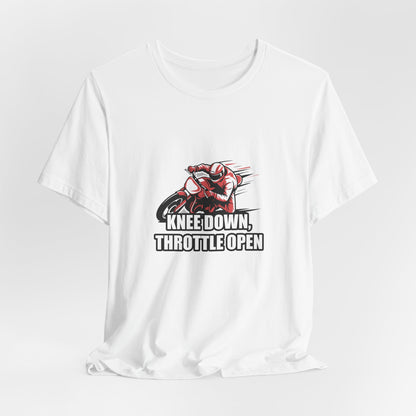 Knee-Down Racer Vector Graphic Tee — motogp