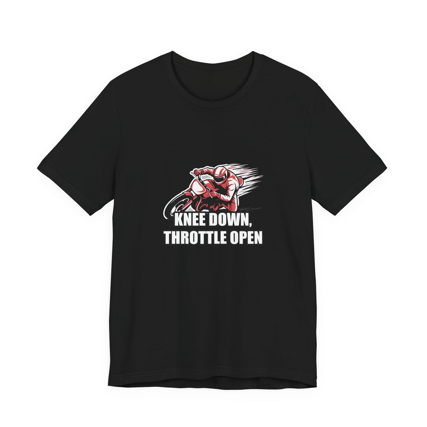Knee-Down Racer Vector Graphic Tee — motogp