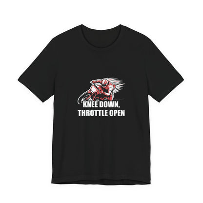 Knee-Down Racer Vector Graphic Tee — motogp