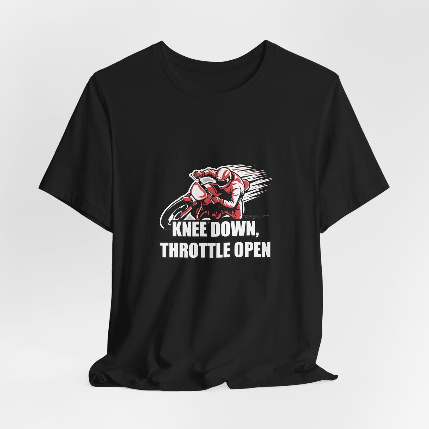 Knee-Down Racer Vector Graphic Tee — motogp